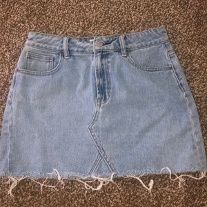 denim pac-sun skirt